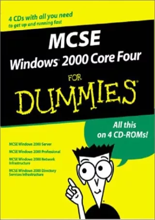 $PDF$/READ/DOWNLOAD MCSE Windows 2000 Core 4 For Dummies, Boxed Set