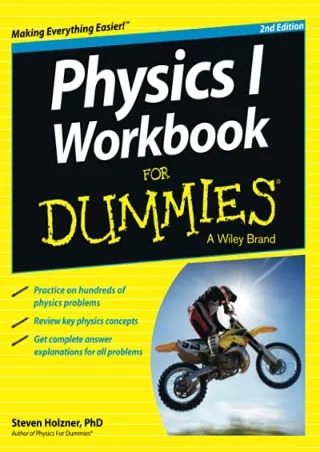 Read ebook [PDF] Physics I Workbook FD, 2e (For Dummies)