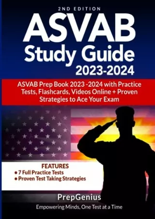 [PDF READ ONLINE] ASVAB Study Guide 2023-2024: ASVAB Prep Book 2023 -2024 with Practice Tests,