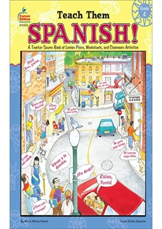 get [PDF] Download Teach Them Spanish! Grade 4