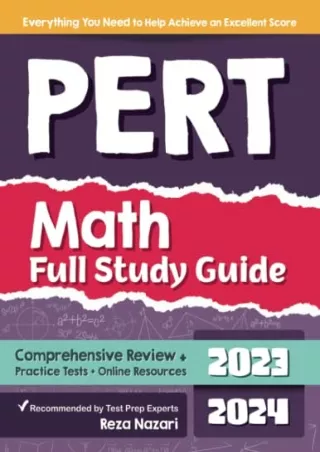 [PDF] DOWNLOAD PERT Math Full Study Guide: Comprehensive Review   Practice Tests   Online