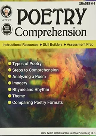 PDF_ Mark Twain - Poetry Comprehension, Grades 6 - 8
