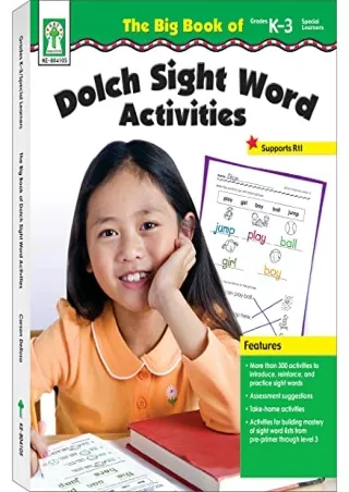 [PDF] DOWNLOAD Key Education | Dolch Sight Word Activities Resource Workbook |