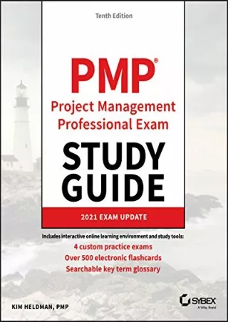 [PDF] DOWNLOAD PMP Project Management Professional Exam Study Guide: 2021 Exam Update