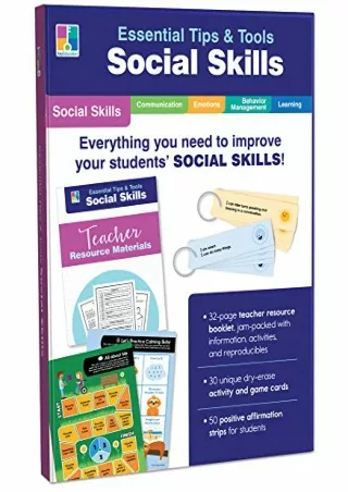 get [PDF] Download Essential Tips & Tools: Social Skills Classroom Resources, Behavior Management