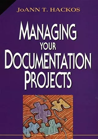 PDF_ Managing Your Documentation Projects
