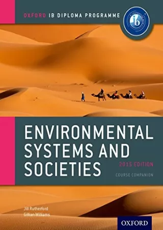 PDF/READ IB Environmental Systems and Societies Course Book: 2015 edition: Oxford IB