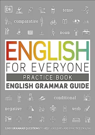 [PDF READ ONLINE] English for Everyone: English Grammar Practice Book: An ESL Beginner Grammar