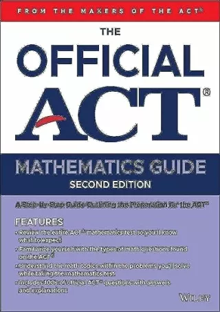 [PDF] DOWNLOAD The Official ACT Mathematics Guide