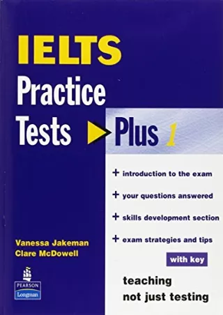 Read ebook [PDF] PRACTICE TESTS PLUS IELTS WITH KEY