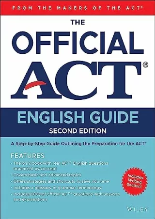 get [PDF] Download The Official ACT English Guide