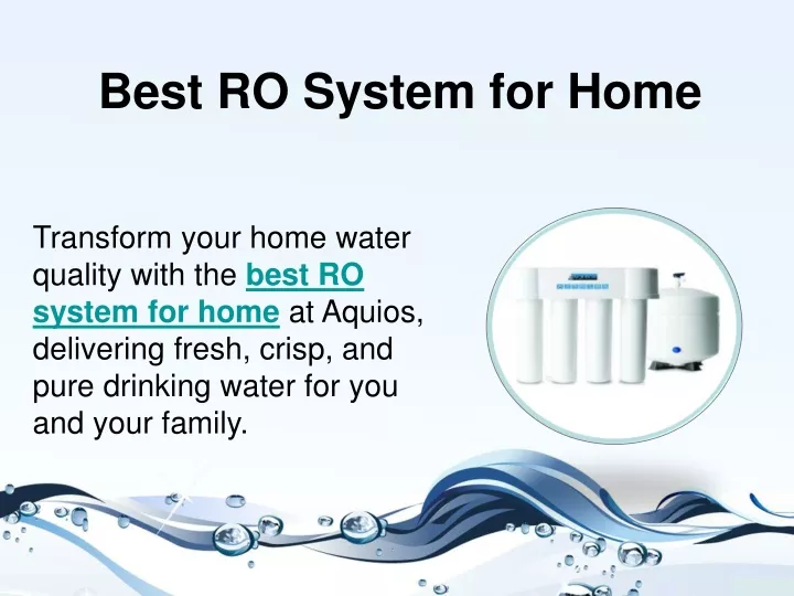 best ro system for home