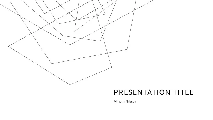 presentation title