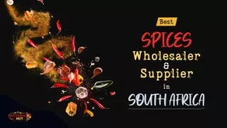 Best Spice Wholesaler And Supplier In South Africa - Kitchenhutt Spices