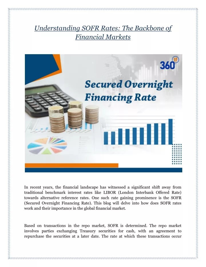 understanding sofr rates the backbone