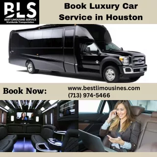 Book Luxury Car Service in Houston