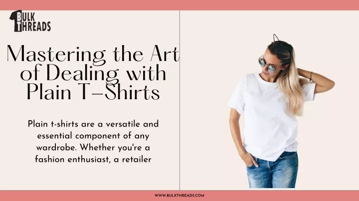 mastering the art of dealing with plain t shirts