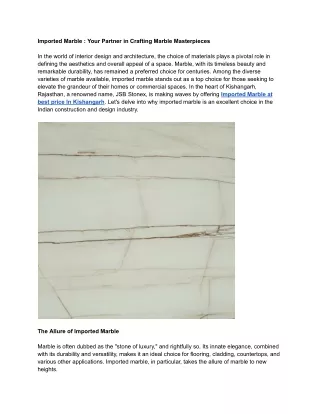 imported marble your partner in crafting marble