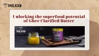 Ghee clarified butter