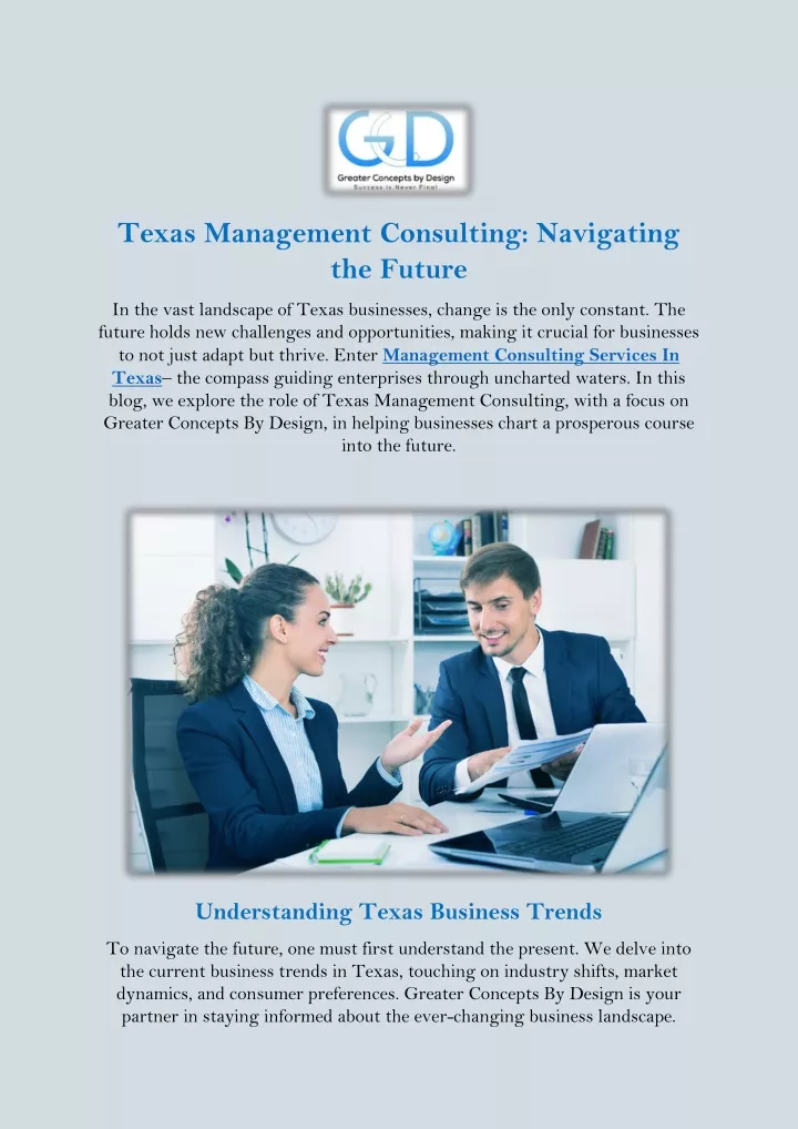 texas management consulting navigating the future