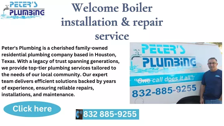 welcome boiler installation repair service service