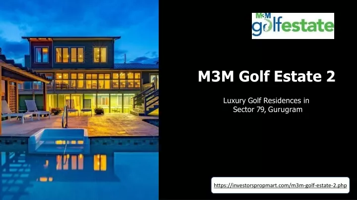 m3m golf estate 2