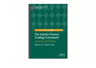 PDF read online The Islamic Finance Trading Framework Legitimizing Profit Making