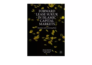 Download Forward Lease Sukuk in Islamic Capital Markets Structure and Governing