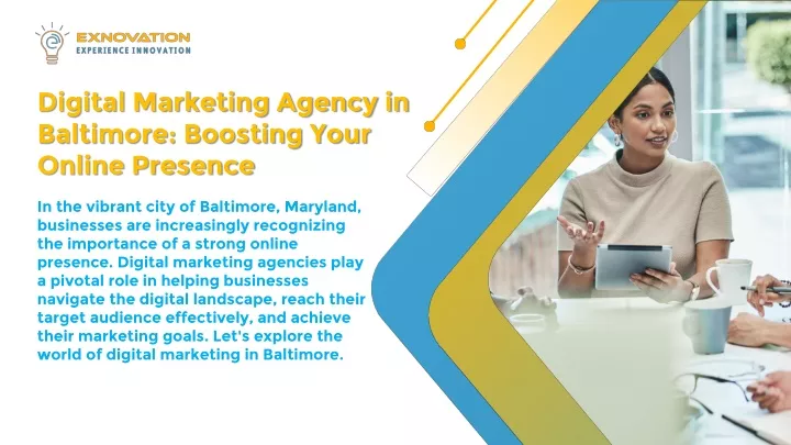 digital marketing agency in baltimore boosting