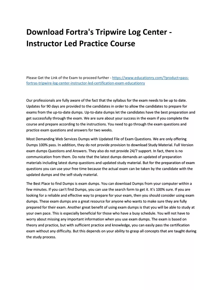 download fortra s tripwire log center instructor