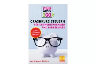 Download PDF Steuerwissen2go Crashkurs Steuern fur Kleinunternehmen und Freiberu