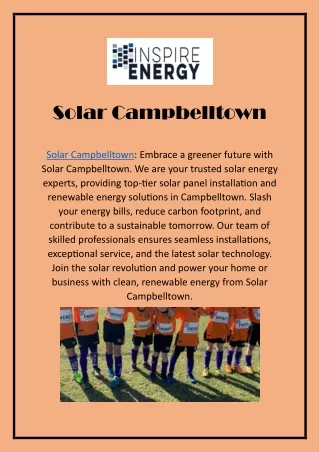 Solar Campbelltown