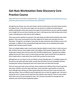 get nuix workstation data discovery core practice