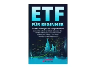 PDF read online ETF fur Beginner Ideal fur Einsteiger und Fortgeschrittene Lerne