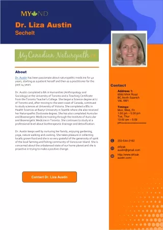 dr liza austin sechelt