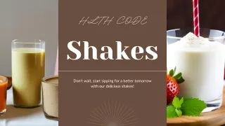 HLTH Code Best Meal Replacement Shakes For Weight Loss.