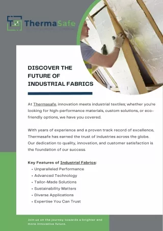 Discover the Future of Industrial Fabrics at Thermasafe
