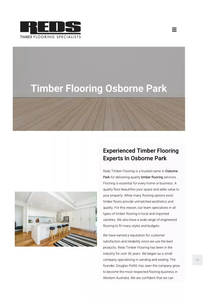 timber flooring osborne park