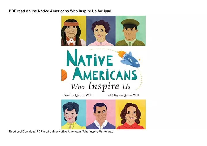 pdf read online native americans who inspire