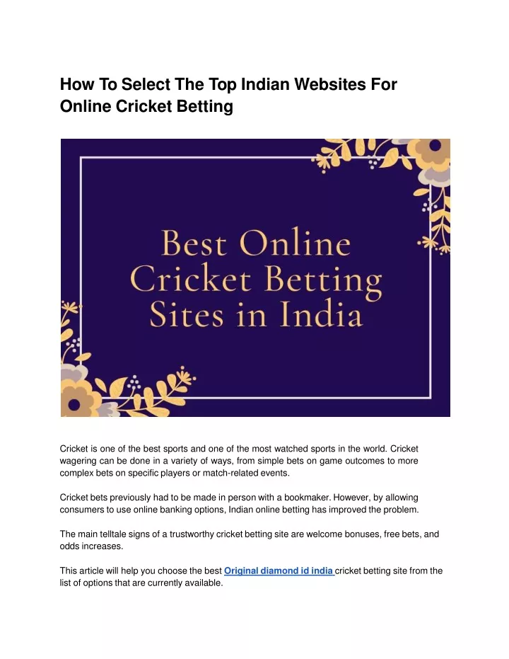 how to select the top indian websites for online