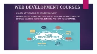 Web Development Courses