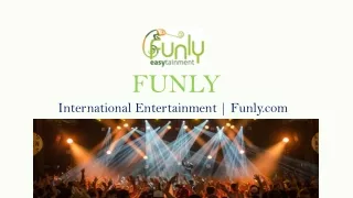 International Entertainment Agency | Funly.com