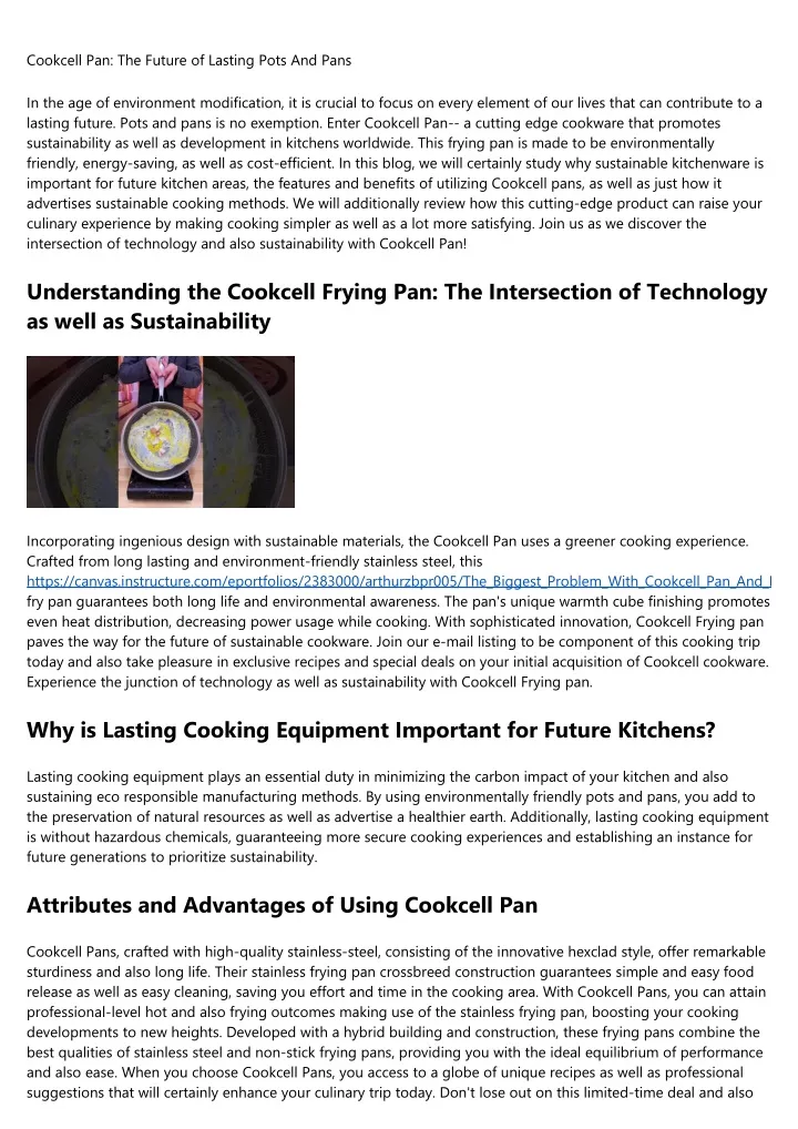 cookcell pan the future of lasting pots and pans