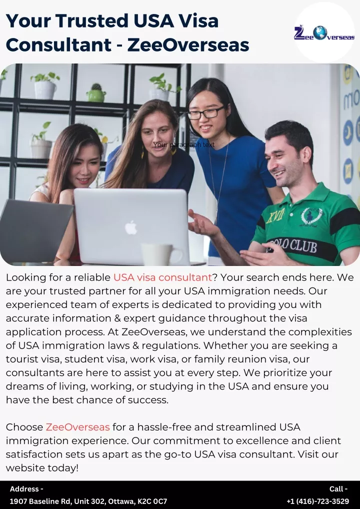 your trusted usa visa consultant zeeoverseas