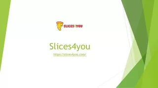 Pizza By The Slice | Slices4you.com