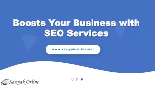 Boosts Your Business with SEO Services