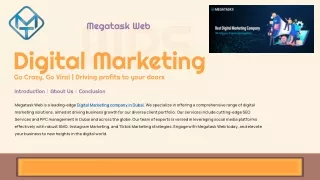 Digital Marketing Company in Dubai | Megatask Web