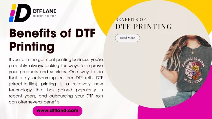 benefits of dtf printing