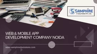 web mobile app development company noida
