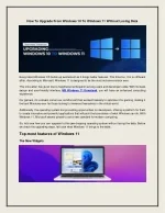 How To Upgrade From Windows 10 To Windows 11 Without Losing Data - slide 1